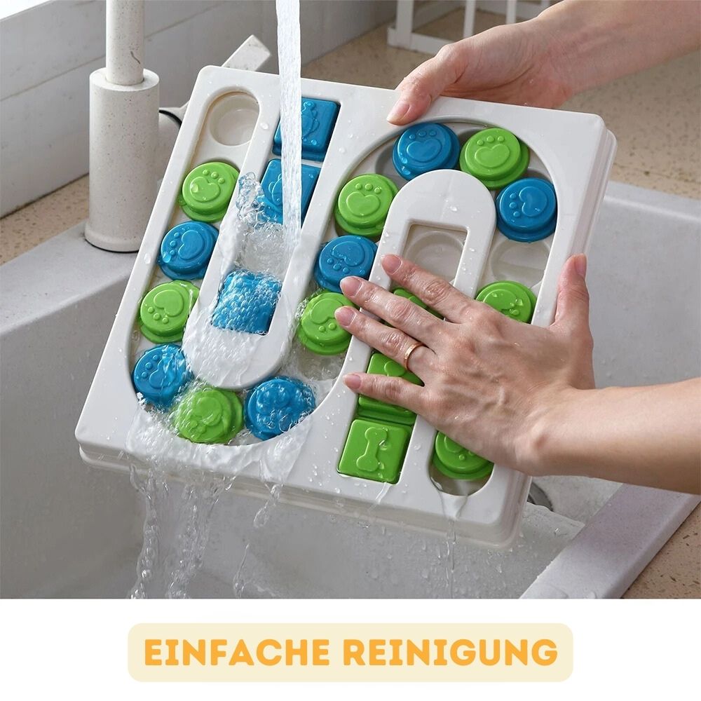 Die Reinigung des Futterspielzeugs ist ganz einfach