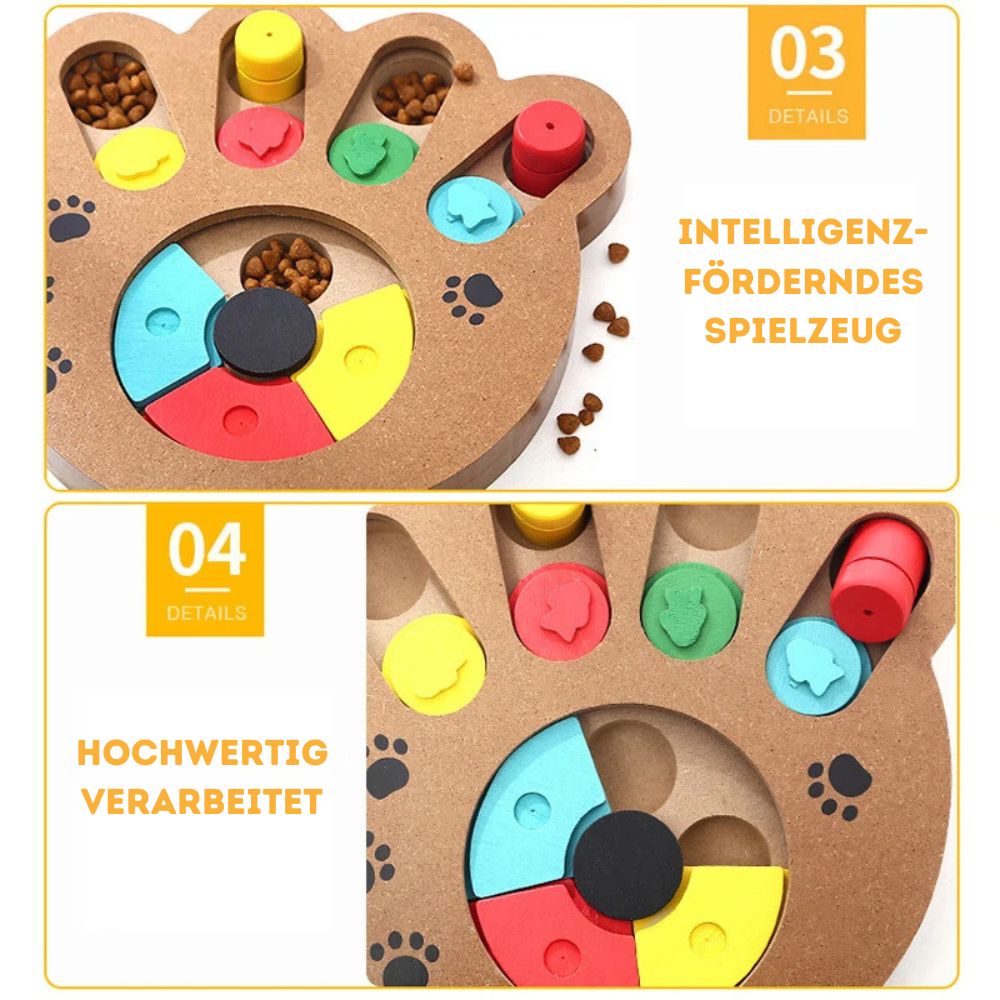 Das intelligenzfördernde Spielzeug für Hunde ist hochwertig verarbeitet