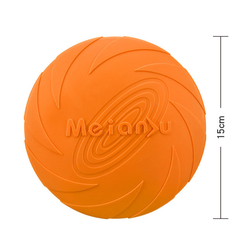 Der Hundefrisbee mit 15cm Durchmesser in der Farbe Orange