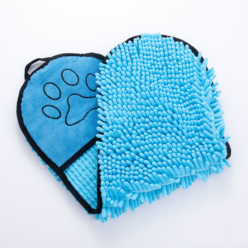 Hundehandtuch in Farbe Blau